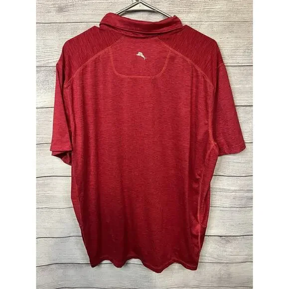 Tommy Bahama Island Zone Polo Size XL In Men's Color Red - Picture 2 of 5